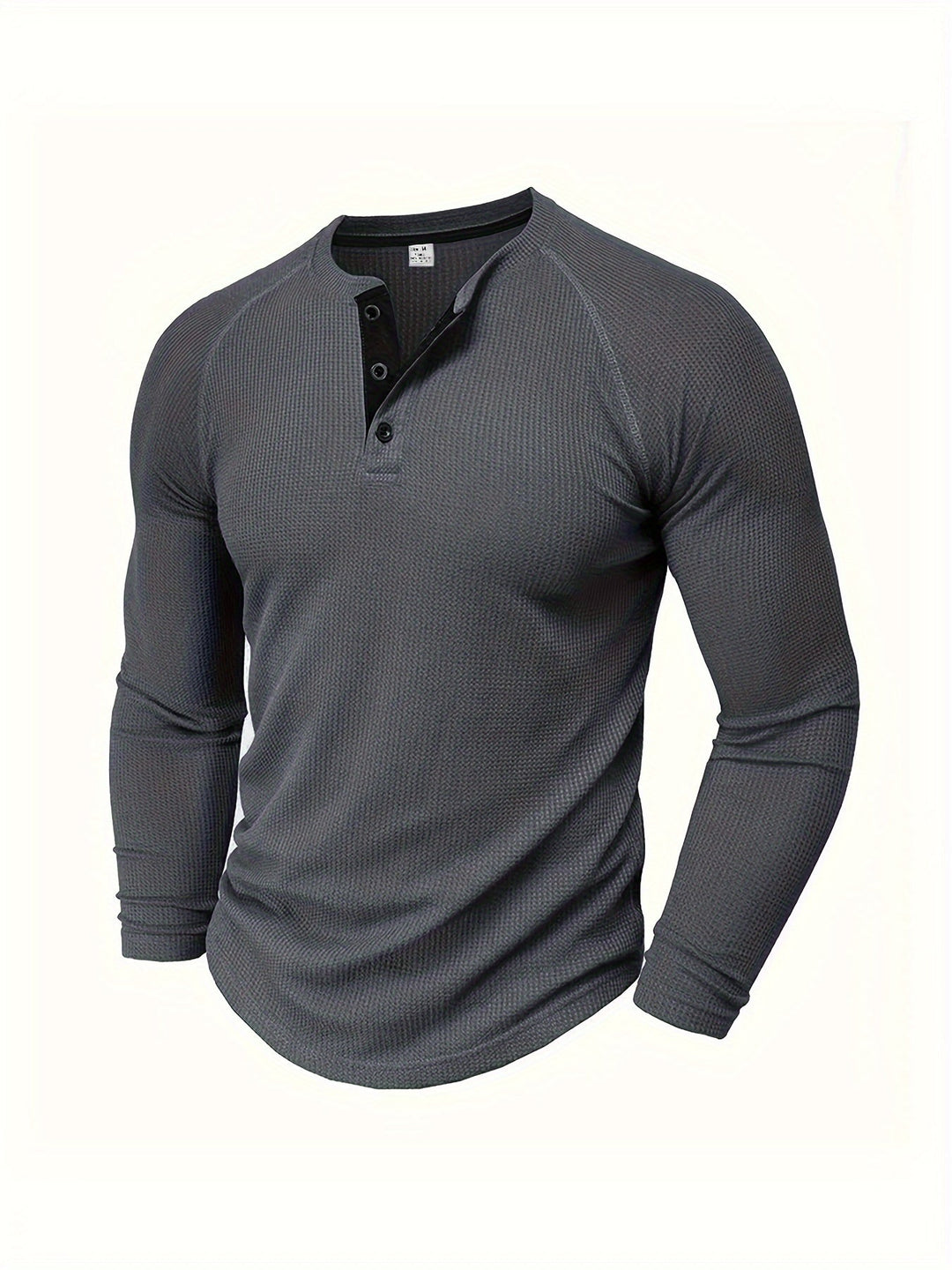 René | Polera henley manga larga