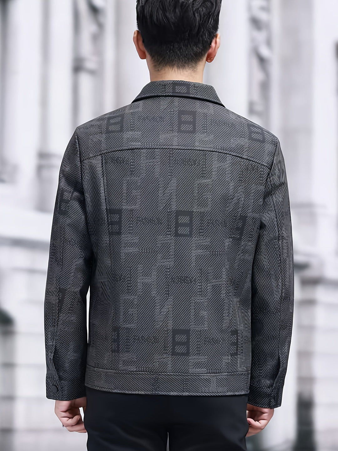 Rigoberto | Chaqueta trucker estampada