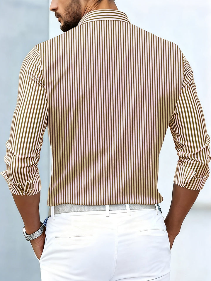 Felipe | Camisa de rayas manga larga