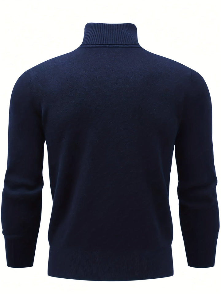 Romualdo | Sweater cuello alto entallado