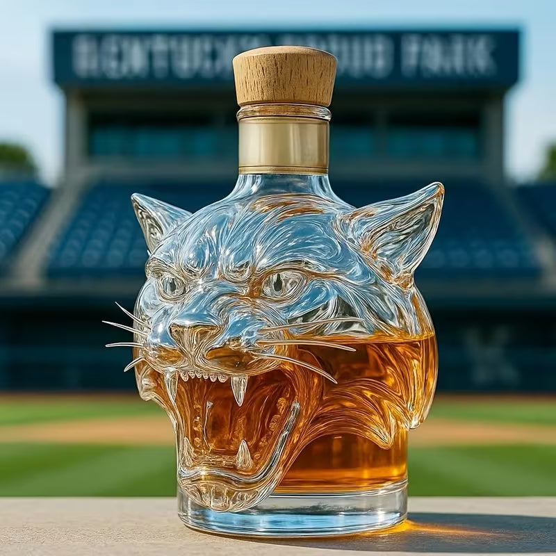 Lisandro | Botella de whisky diseño tigre