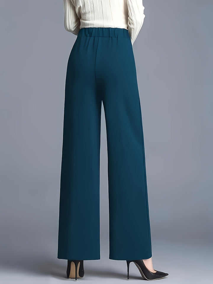 Saray | Pantalones de tiro alto y pierna ancha