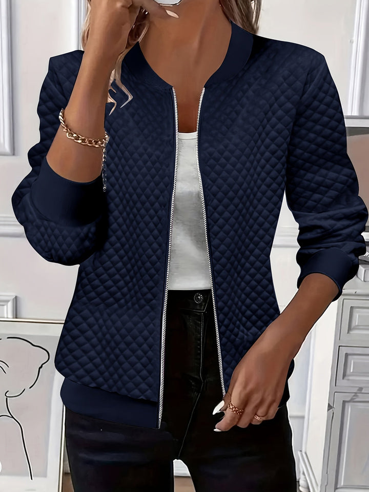 Daniela | Chaqueta con textura acolchada tipo rombo