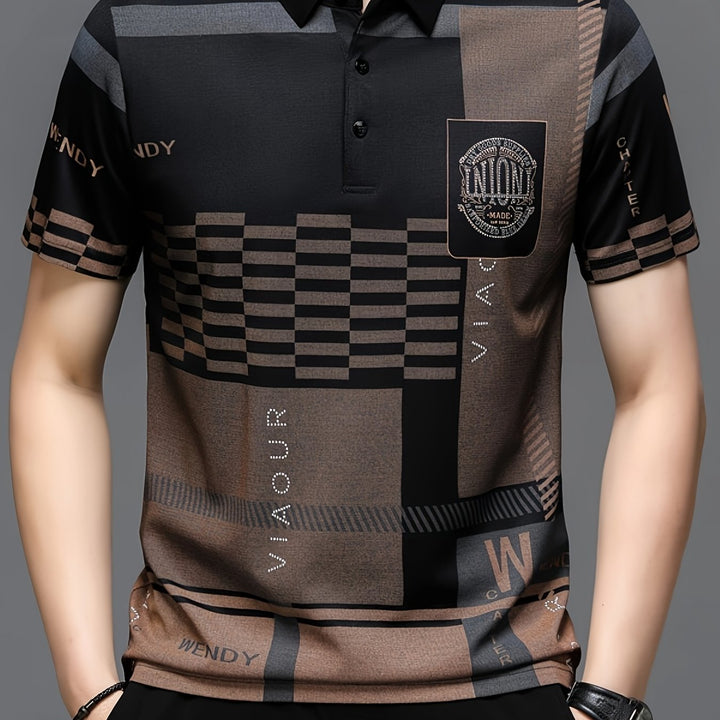 Carlomagno | Polera polo con bloques de color