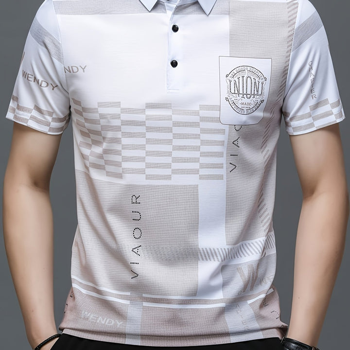 Carlomagno | Polera polo con bloques de color