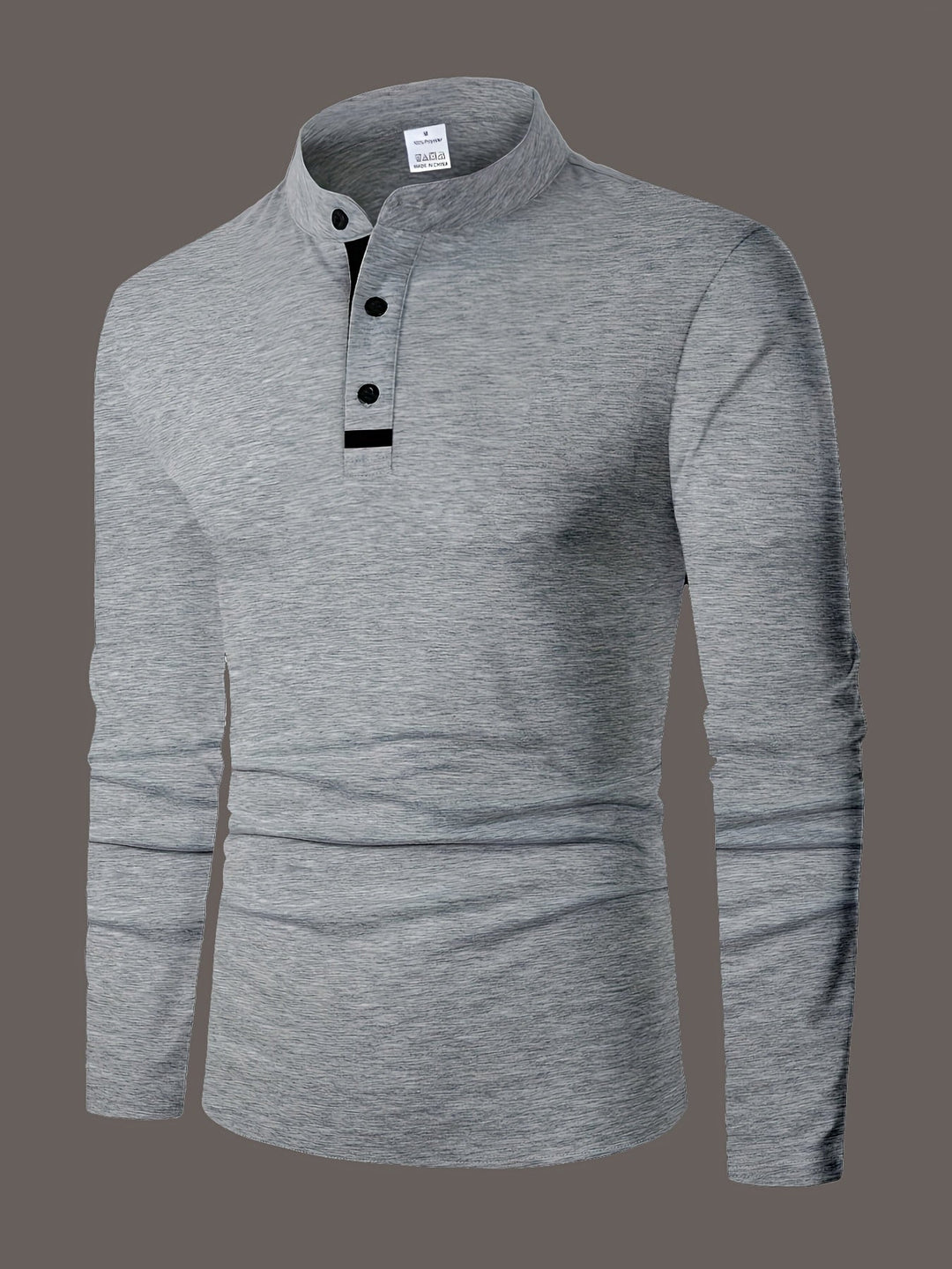 Jesús | Polera henley manga larga