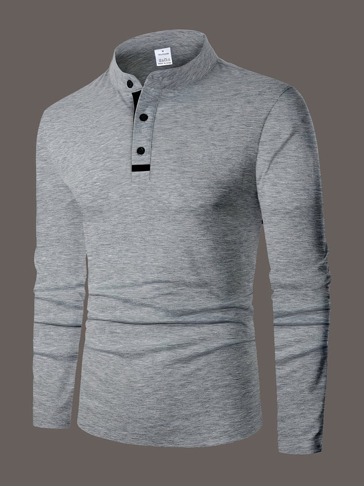 Jesús | Polera henley manga larga