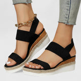 Evelyn | Sandalias con plataforma de yute