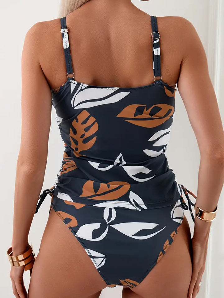 Domitila | Tankini estampado de dos piezas
