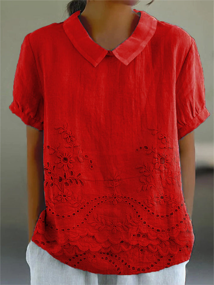 Marcia Andrea | Blusa bordada floral