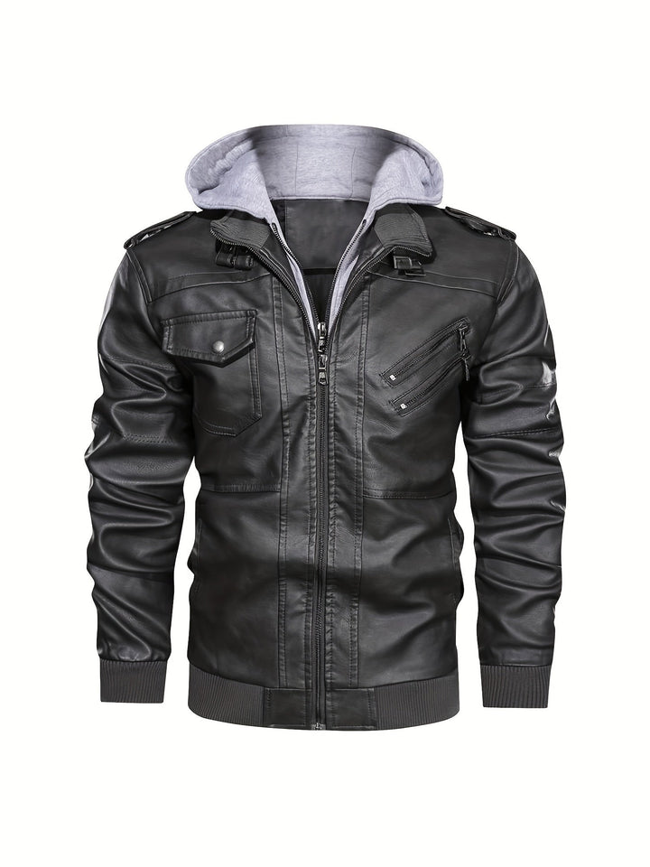 Paulino | Chaqueta moto con capucha