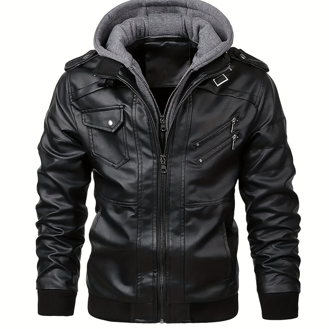 Paulino | Chaqueta moto con capucha