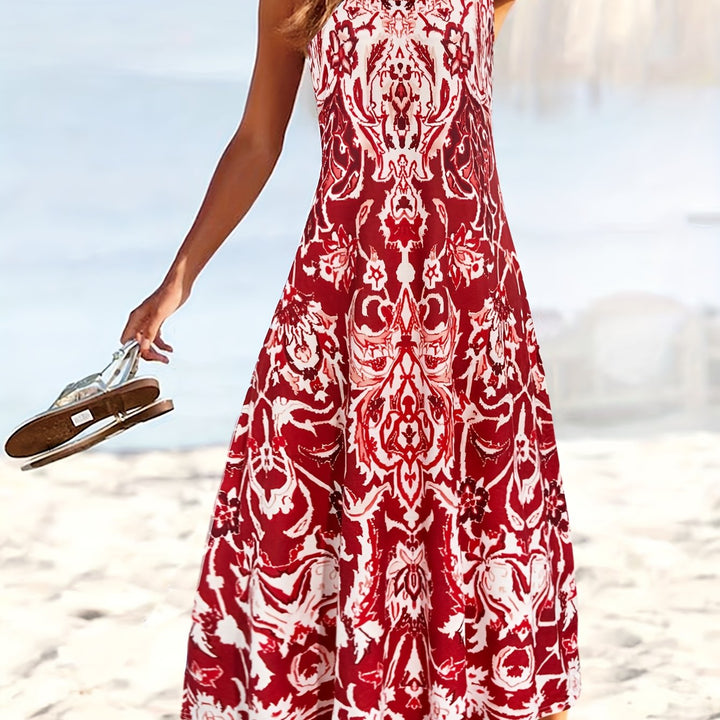 Jocelyn | Vestido largo floral sin mangas
