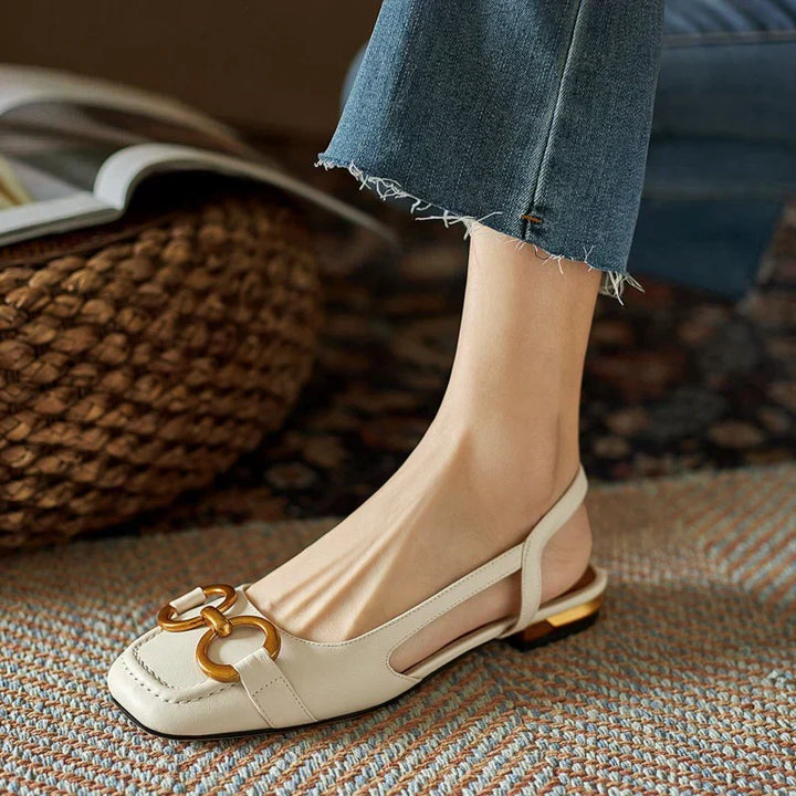 Vania | Sandalias con hebilla y talón descubierto
