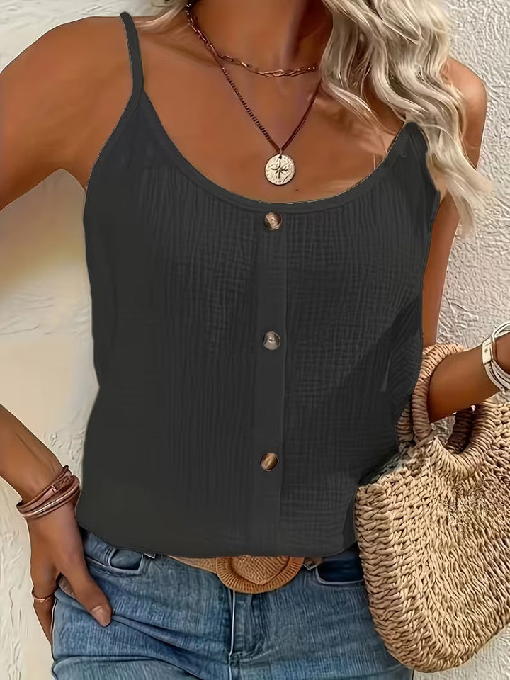 Nilda | Blusa de tiritas con botones