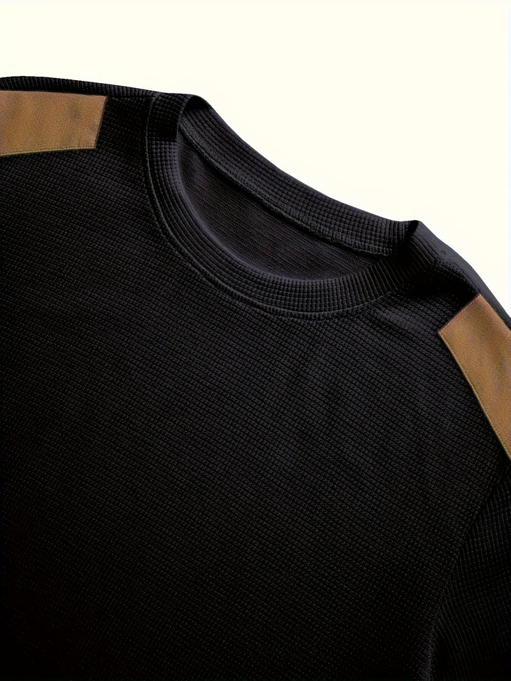 Emilio | Sweater texturado con coderas