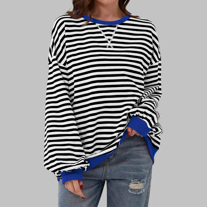 Yasmín | Sweater a rayas de manga larga
