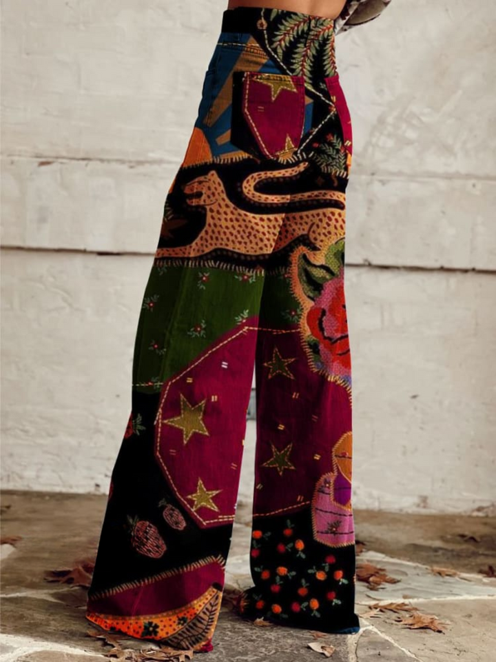 María Lorena | Pantalón bohemio estampado