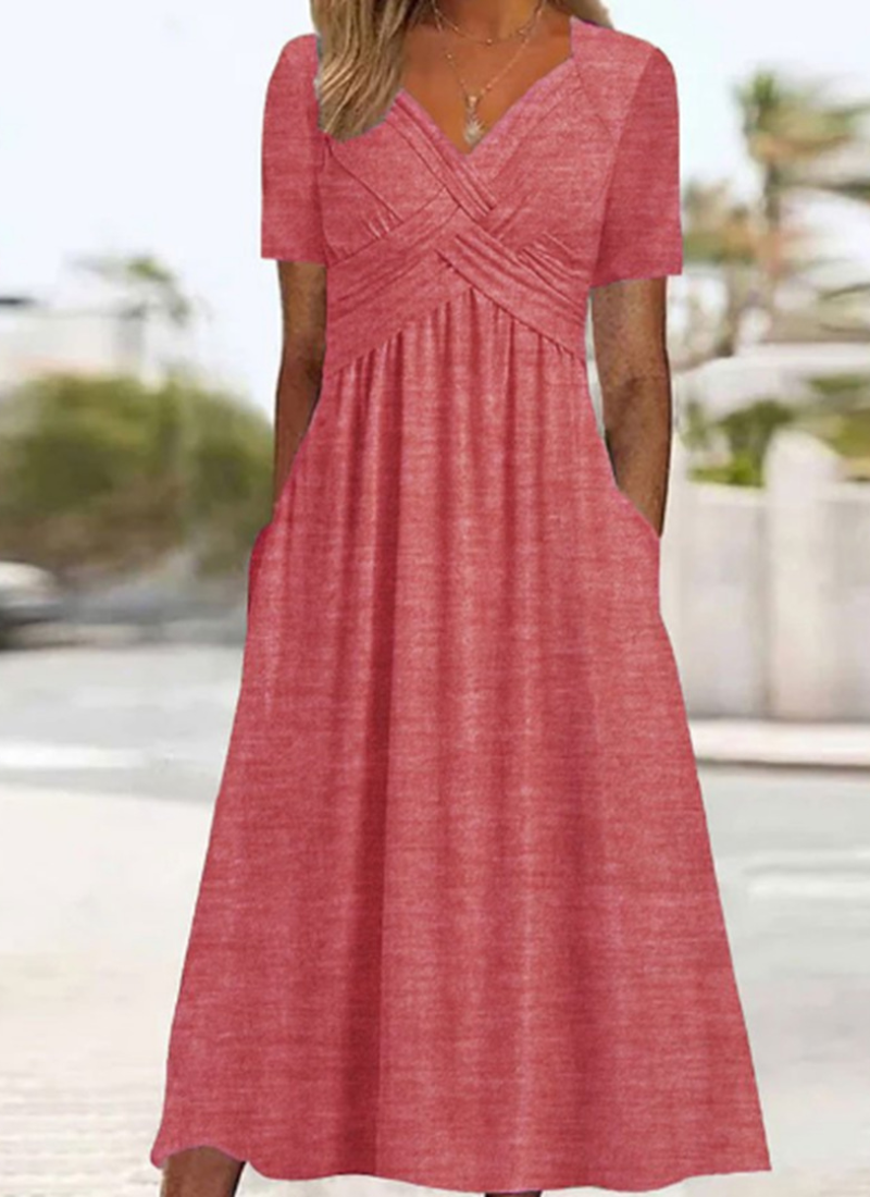 Carmen Luisa | Vestido midi cruzado