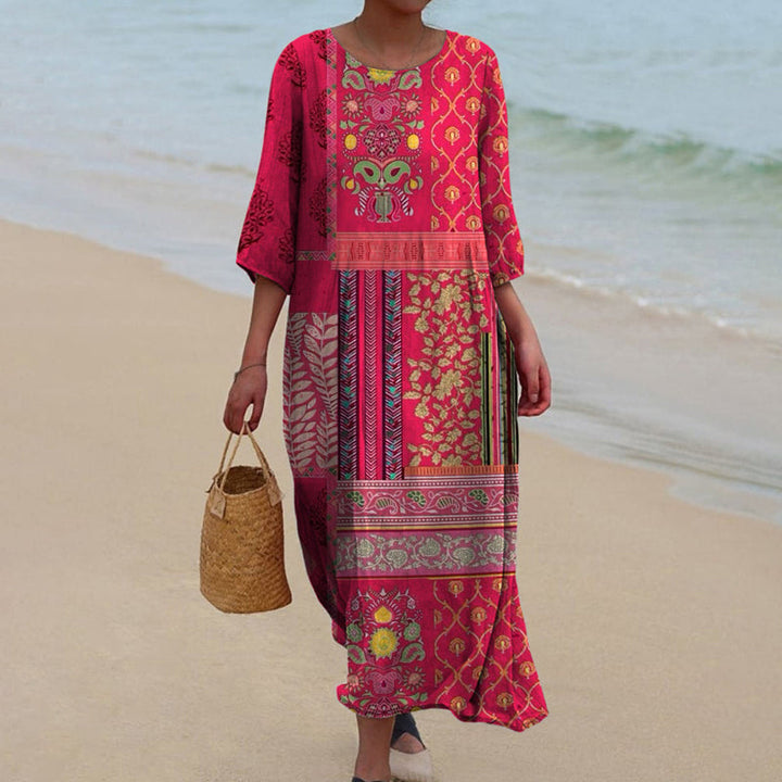 Deyanira | Vestido largo holgado estilo boho
