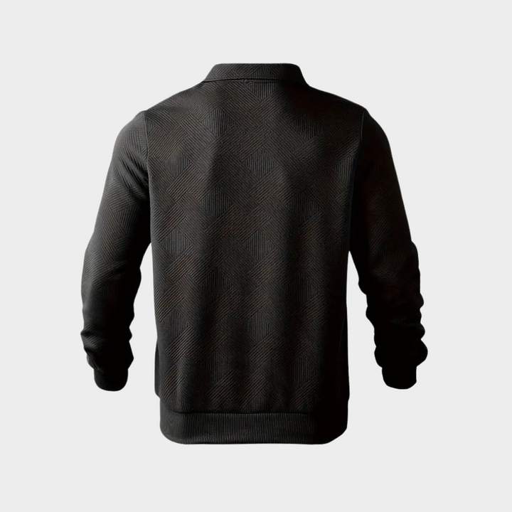 Florencio | Sweater texturado con medio cierre