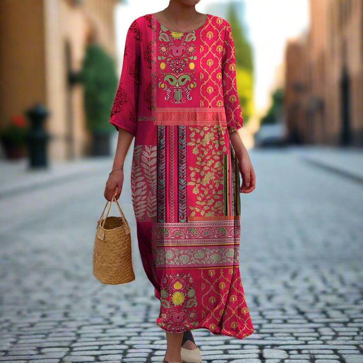 Deyanira | Vestido largo holgado estilo boho