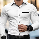 Pelayo | Camisa slim fit con detalles en contraste