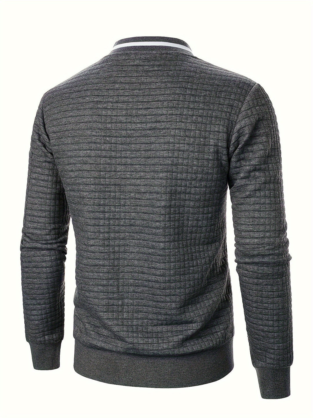 Anthony | Chaqueta bomber con textura y cierre completo