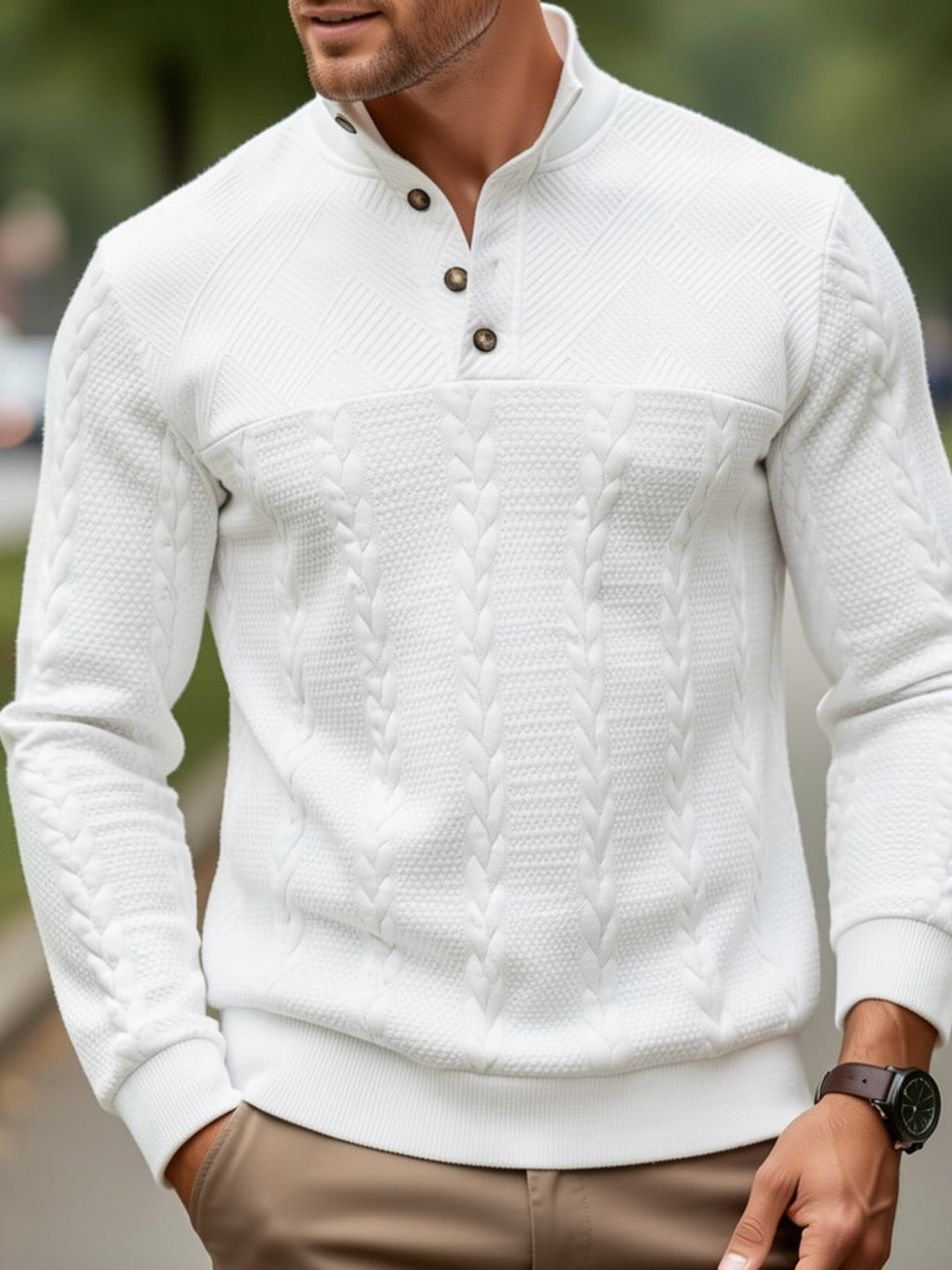 Cirilo | Sweater texturado cuello alto