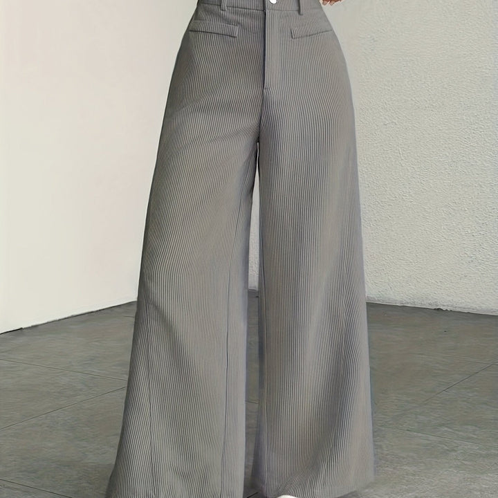 Oriana | Pantalón de tiro alto pierna ancha