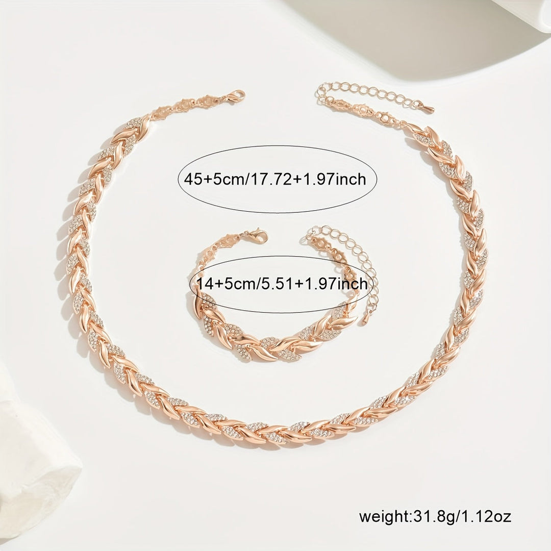 Allison | Set elegante de collar y pulsera