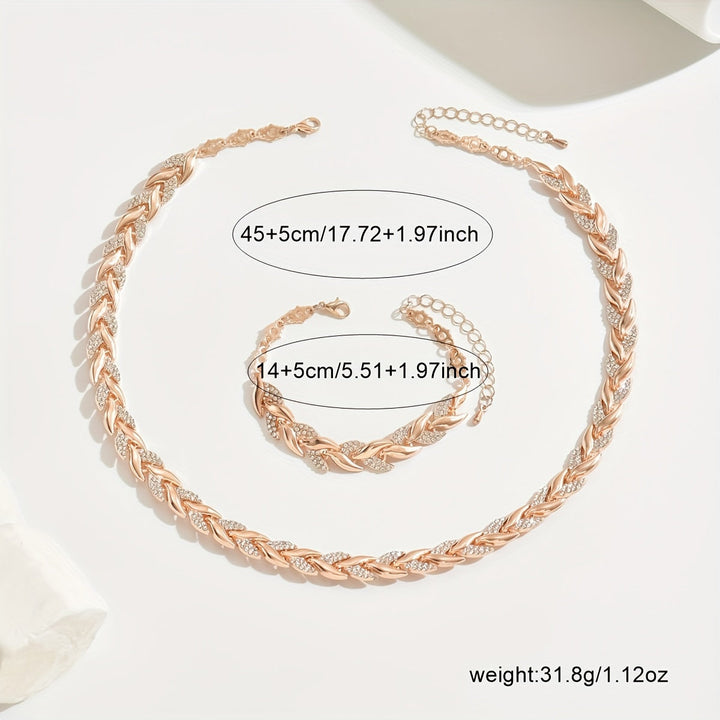 Allison | Set elegante de collar y pulsera