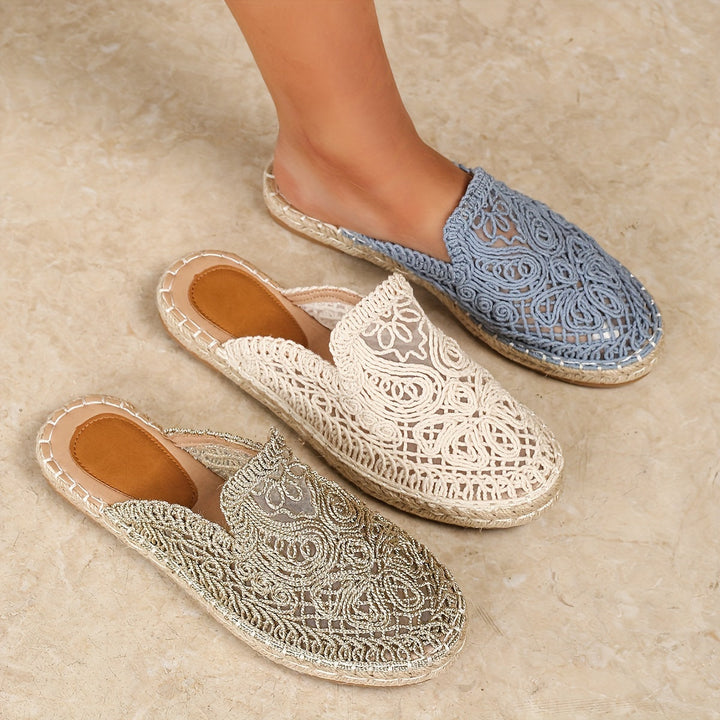 Mayra | Mules tejidas slip-On