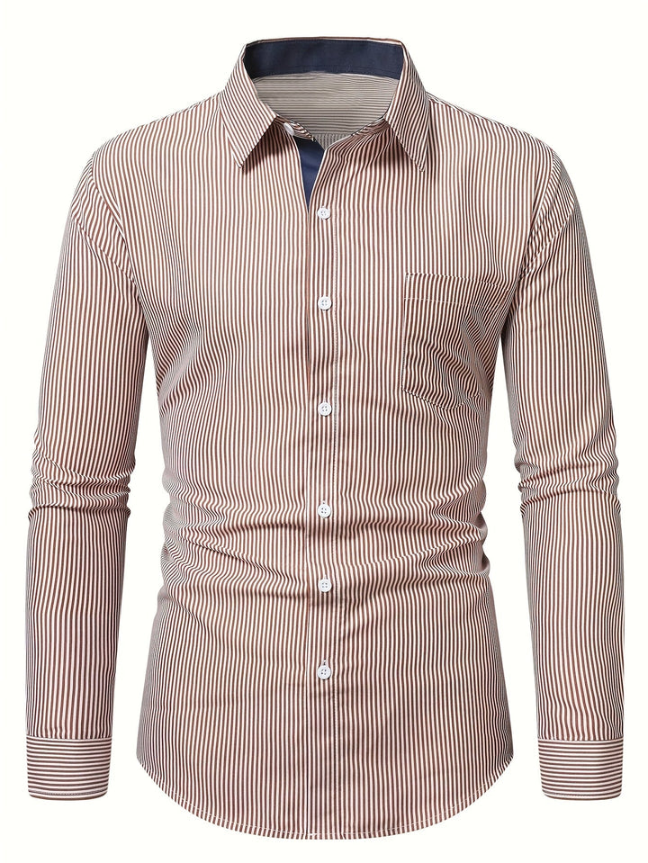 Ubaldo | Camisa de rayas manga larga