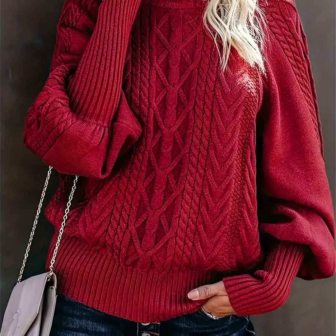 Quilen | Sweater de punto trenzado