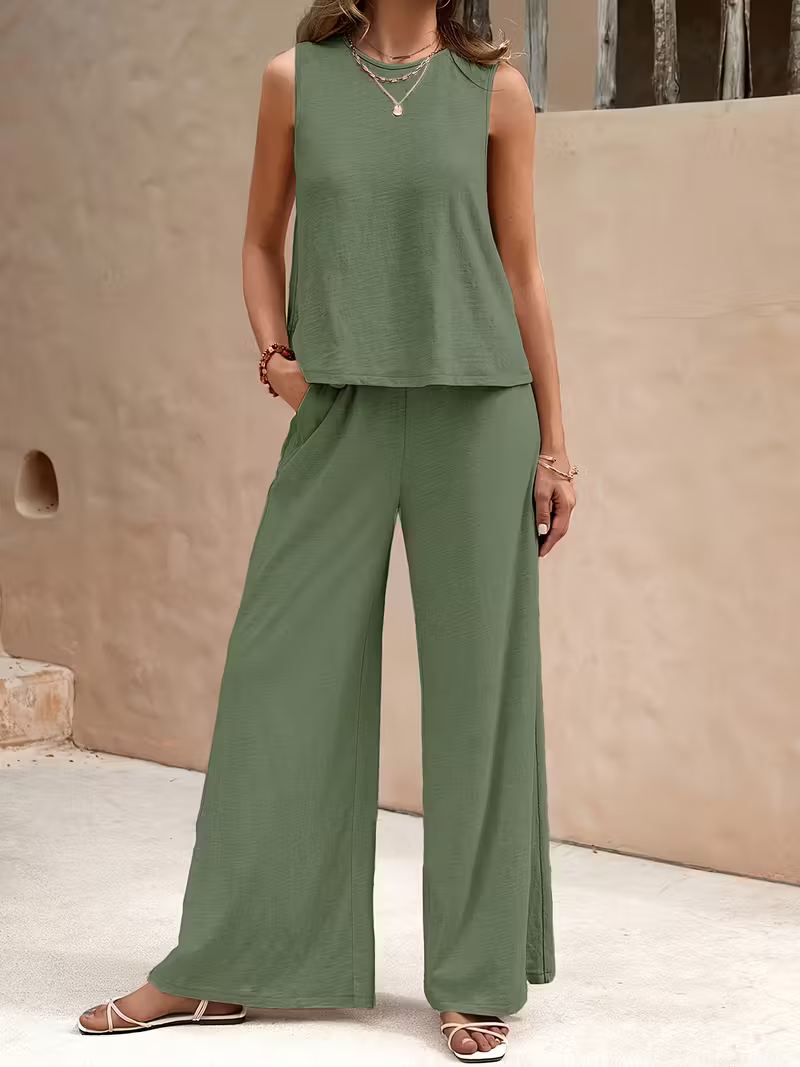 Amelia | Conjunto Suelto y Elegante de Dos Piezas