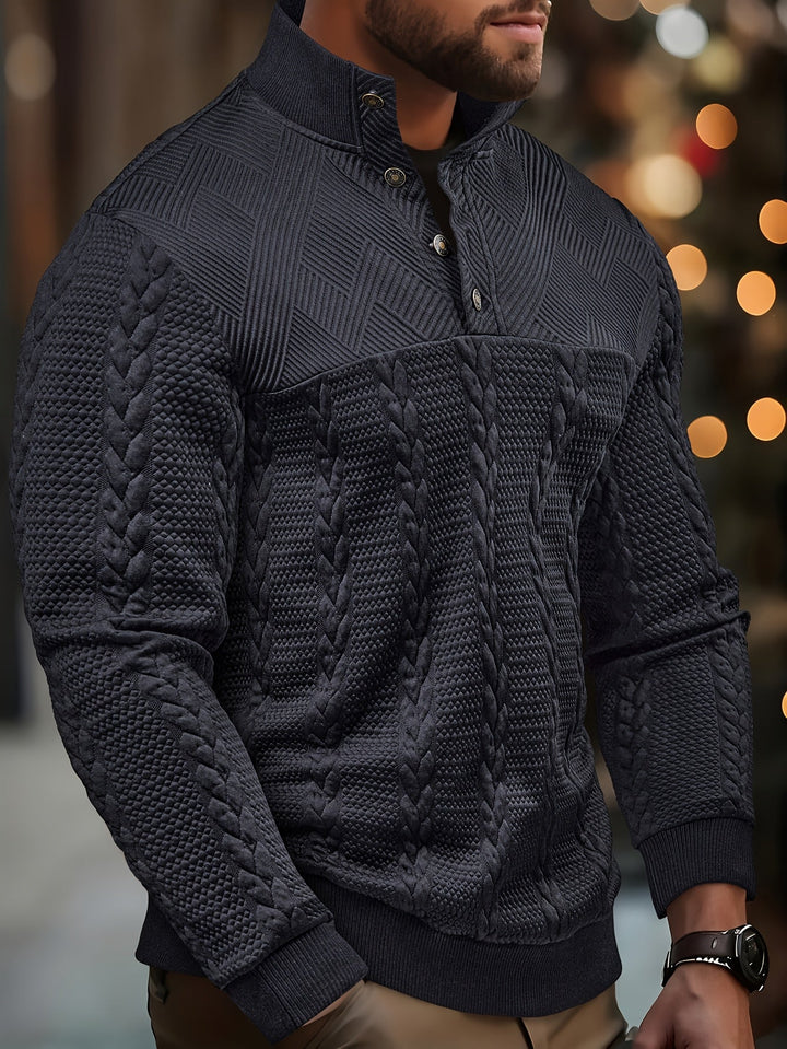 Cirilo | Sweater texturado cuello alto