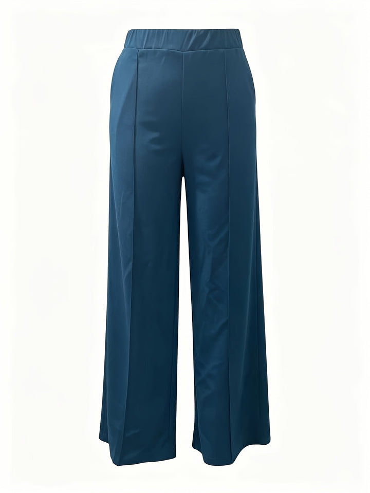 Saray | Pantalones de tiro alto y pierna ancha
