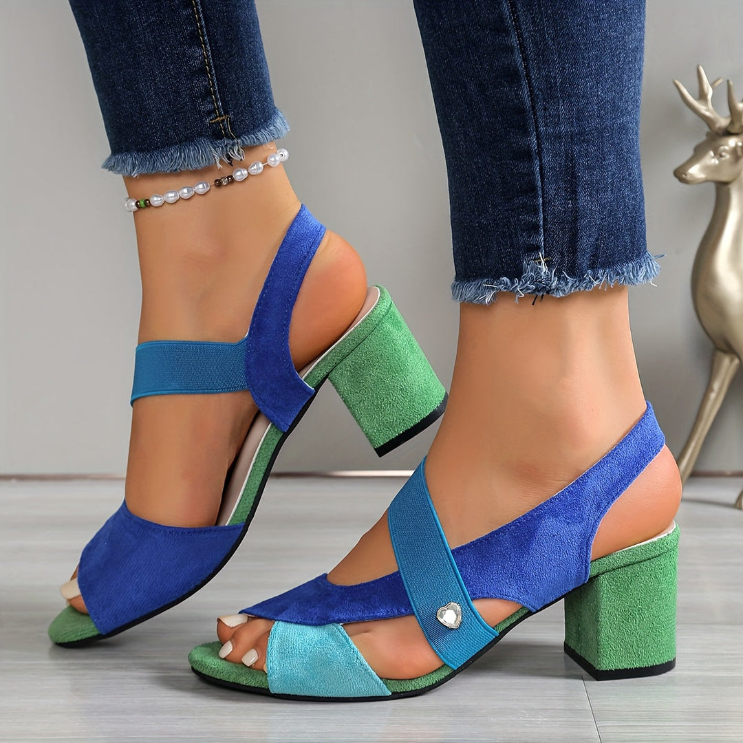 Otilia | Sandalias de taco bajo con plataforma estable