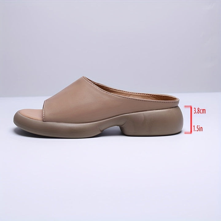 Rebeca | Sandalias slide con plataforma