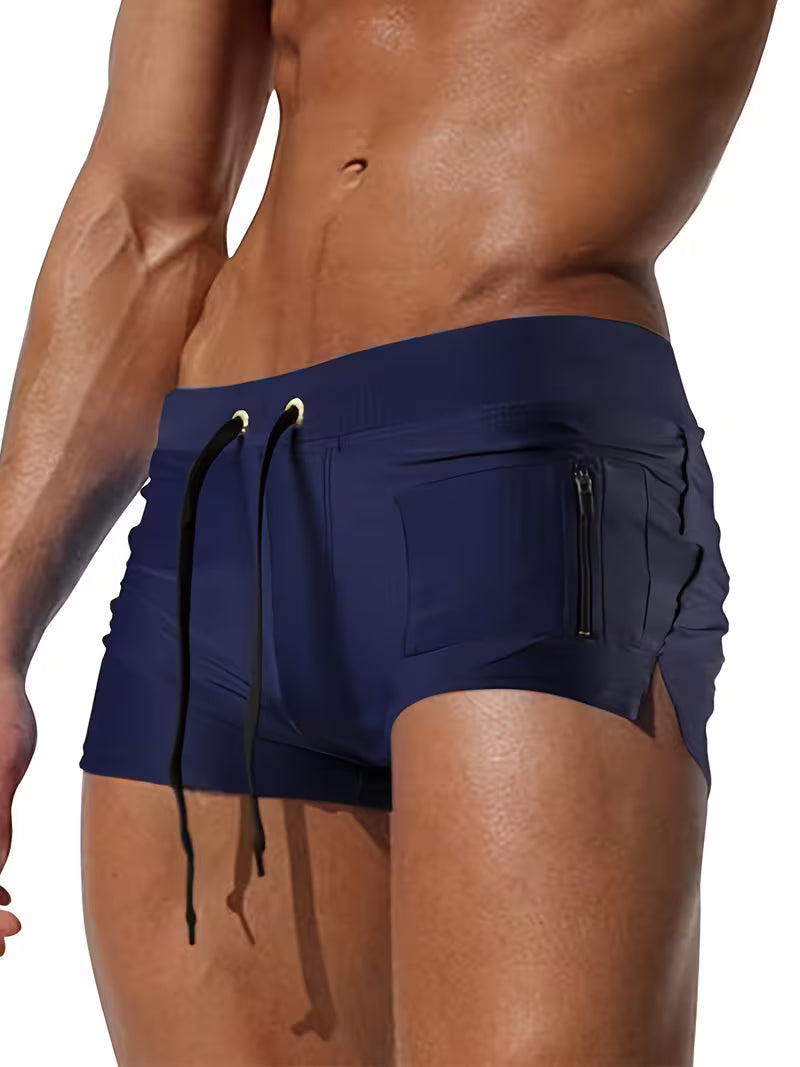 Constantino | Shorts de baño tipo bóxer con cierre