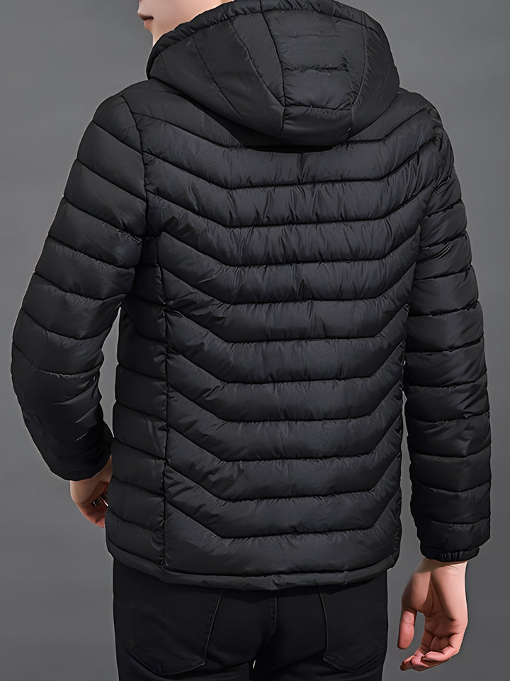 Enzo | Parka acolchada con capucha desmontable