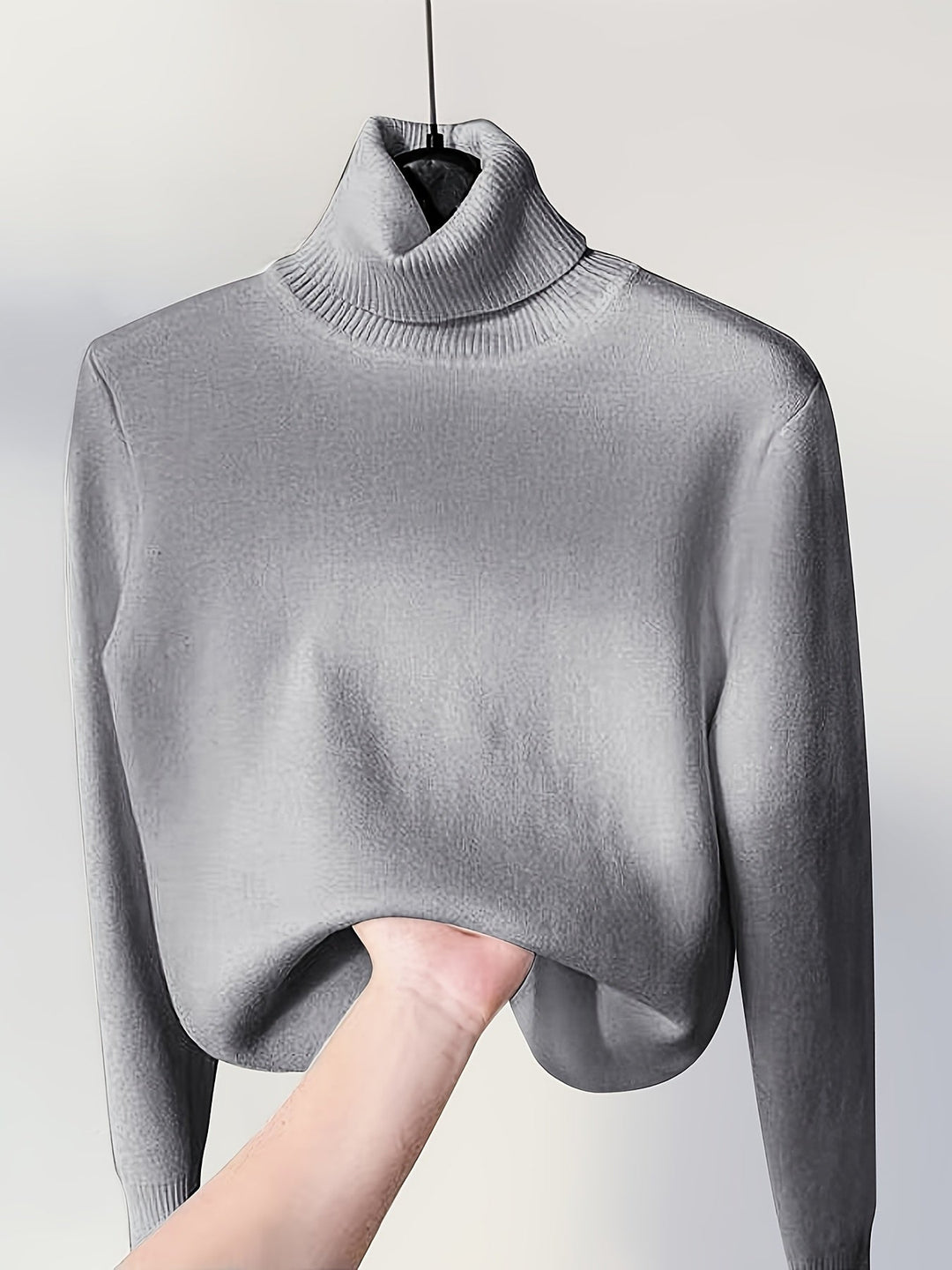 Linda | Sweater cuello alto con forro afelpado