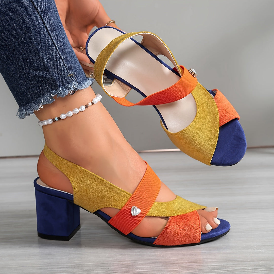 Otilia | Sandalias de taco bajo con plataforma estable