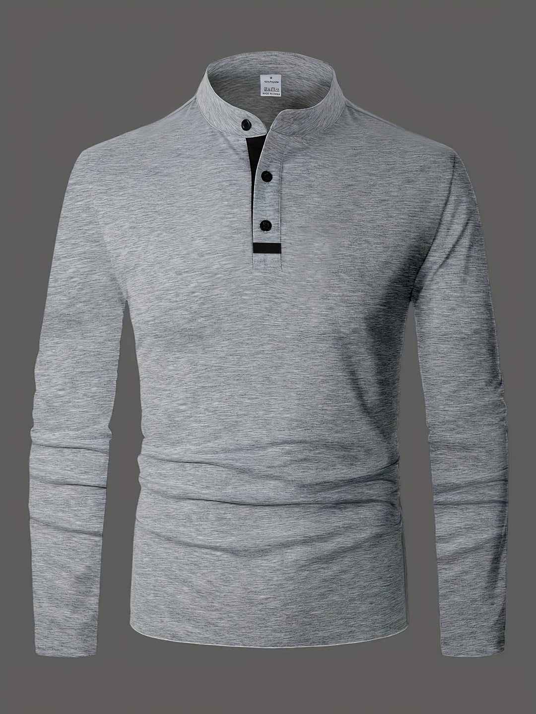 Jesús | Polera henley manga larga