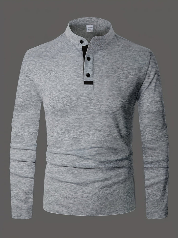 Jesús | Polera henley manga larga