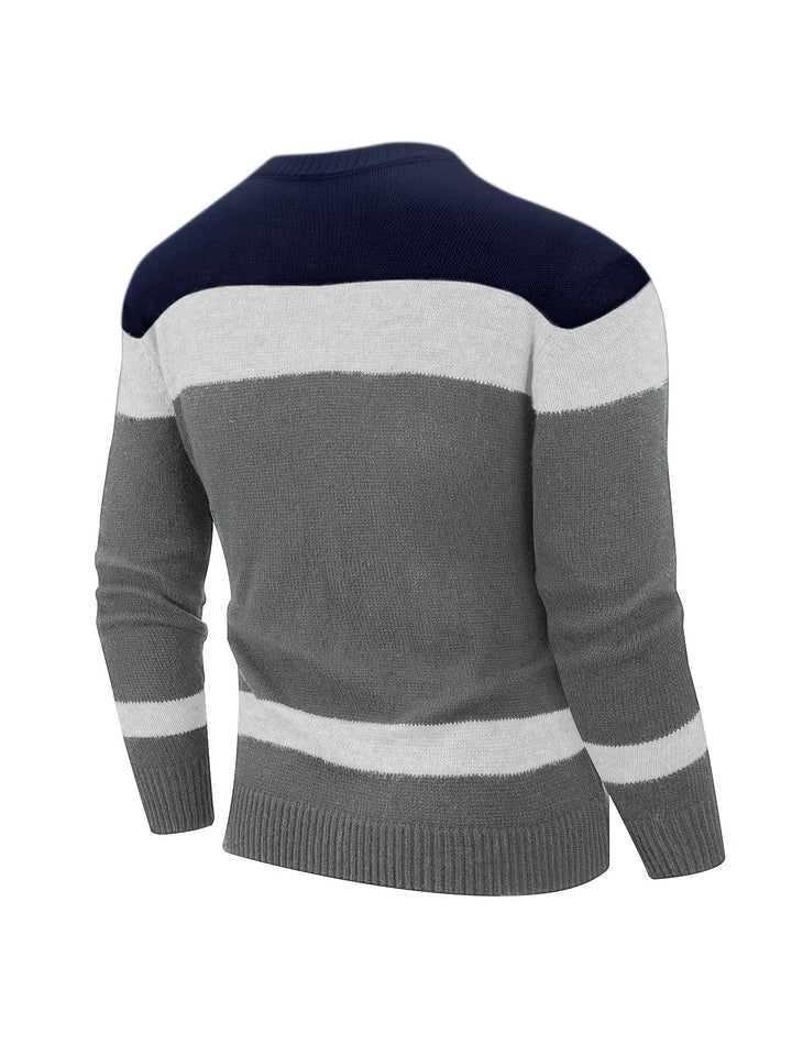 Alexi | Sweater de punto color block