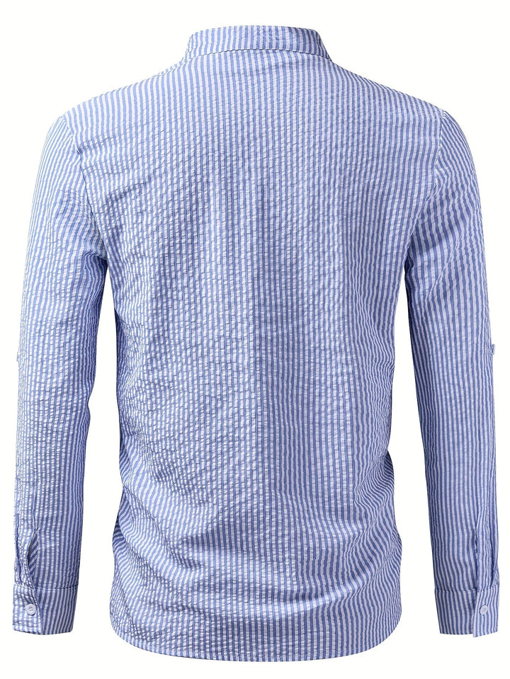 Cariqueo | Camisa henley a rayas
