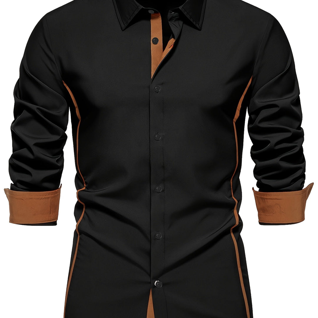Rubén | Camisa slim con ribete en contraste