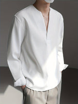 Pedro | Camisa cuello V sin cuello